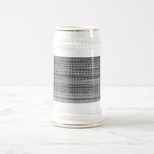 Stein van grijs weefsel bierpul