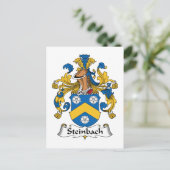 Steinbach Family Crest Briefkaart (Staand voorkant)