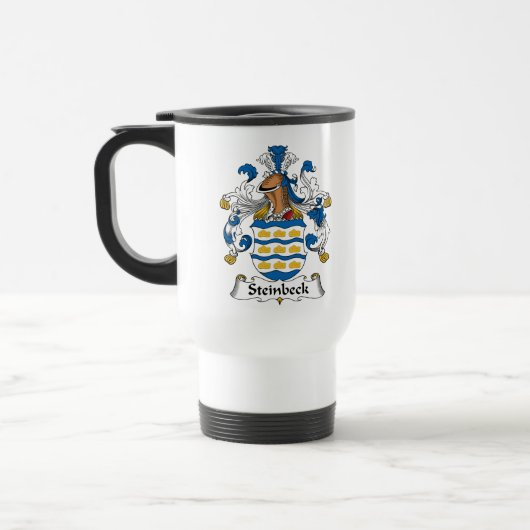 Steinbeck Family Crest Reisbeker (Links)