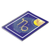 Steinbock 22. Dezember bis 20. Januar Notizheft Notitieboek (Linkerzijde)