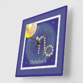 Steinbock 22 Dezember bis 20. Januar Uhr Vierkante Klok (Hoek)