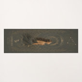 Steinbok Astrologie Fitness Mat (Achterkant (horizontaal))