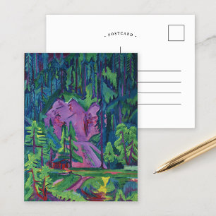 Steinbruch bei Wildboden   Ernst Ludwig Kirchner Briefkaart