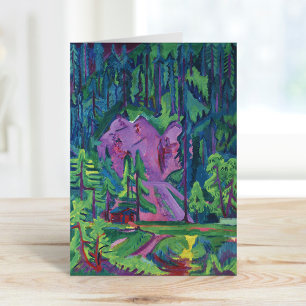 Steinbruch bei Wildboden   Ernst Ludwig Kirchner Kaart