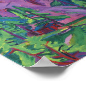 Steinbruch bei Wildboden | Ernst Ludwig Kirchner Poster (Hoek)