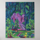 Steinbruch bei Wildboden | Ernst Ludwig Kirchner Poster (Voorkant)