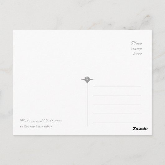 Steinbrück Madonna in de werkplaats CC1217 Briefkaart (Achterkant)