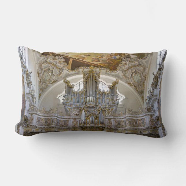 Steingaden Abbey organ lumbar pillow Kussen (Voorkant)