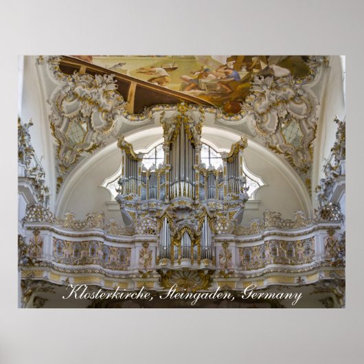 Steingaden Abdij orgel poster (Voorkant)