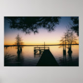 Steinhagen Reservoir Sunset Poster (Voorkant)