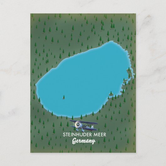 Steinhuder Meer Duitsland kaart (Voorkant)