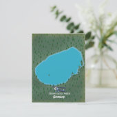 Steinhuder Meer Duitsland kaart (Staand voorkant)