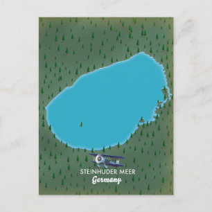 Steinhuder Meer Germany-kaart Briefkaart