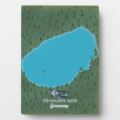 Steinhuder Meer Germany-kaart Fotoplaat (voorkant)