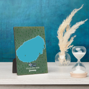 Steinhuder Meer Germany-kaart Fotoplaat