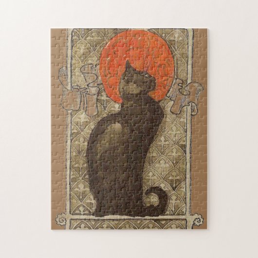 Steinlein's Cat - Art Nouveau Advertisement Legpuzzel (Verticaal)