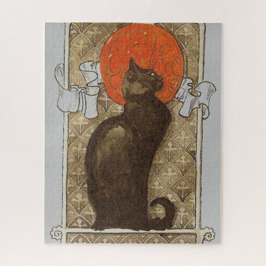 Steinlein's Cat - Art Nouveau Advertisement Legpuzzel (Verticaal)