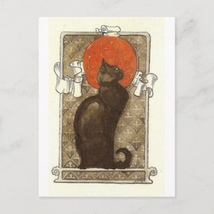 Steinlein's Cat - Art Nouveau Briefkaart