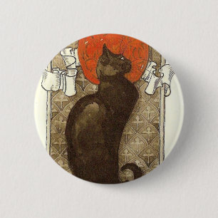Steinlein's Cat - Art Nouveau Ronde Button 5,7 Cm