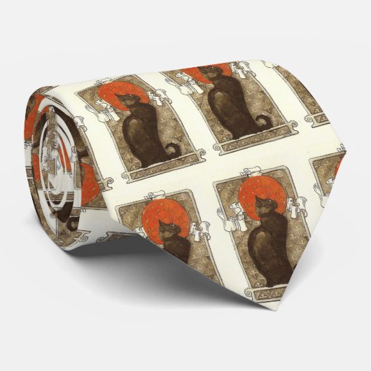 Steinlein's Cat - Art Nouveau Stropdas (Opgerold)