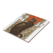 Steinlein's Cat - Art Nouveau Tegeltje (Zijkant)