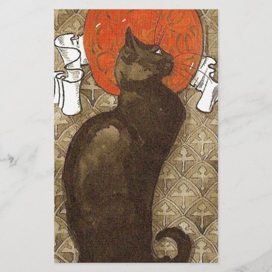 Steinlein's Kat - Art Nouveau Briefpapier (Voorkant)