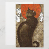 Steinlein's Kat - Art Nouveau Briefpapier (Voorkant / Achterkant)