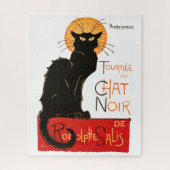 Steinlen Art Nouveau French Black Cat Art Legpuzzel (Verticaal)