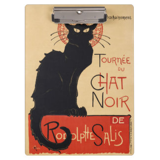 Steinlen Art Nouveau Stijl Zwarte Kat Vintage Prin Klembord