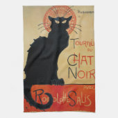 Steinlen Art Nouveau Tournee du Chat Noir Theedoek (Verticaal)