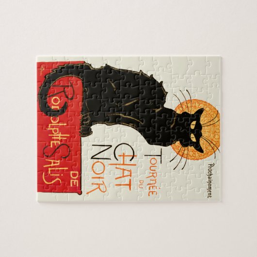 Steinlen Black Cat Classic Artwork Legpuzzel (Horizontaal)