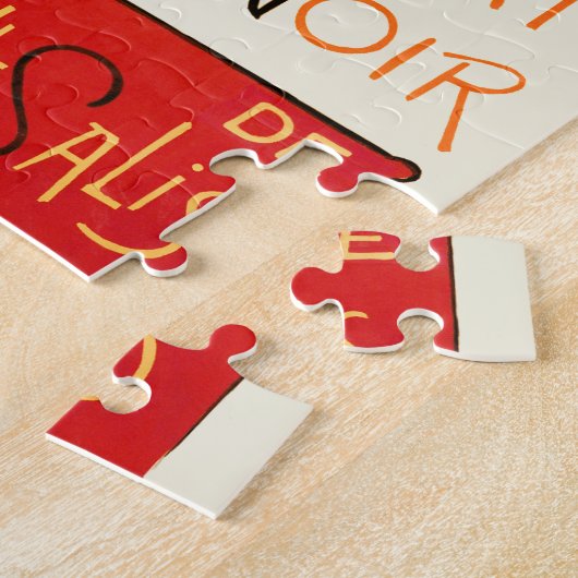 Steinlen Black Cat Classic Artwork Legpuzzel (Zijkant)