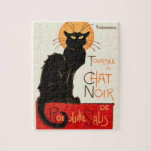 Steinlen Black Cat Classic Artwork Legpuzzel (Verticaal)