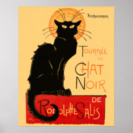 Steinlen Black Cat Classic Artwork Poster