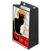 Steinlen Black Cat Classic Frans kunstwerk Klein Cadeauzakje (Voorkant Gekanteld)