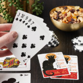 Steinlen Black Cat Classic Frans kunstwerk Pokerkaarten (Insitu)