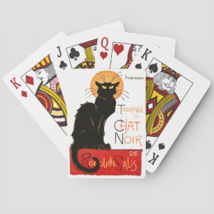 Steinlen Black Cat Classic Frans kunstwerk Pokerkaarten