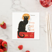Steinlen Black Cat Classic Frans kunstwerk Servet (Insitu)