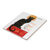 Steinlen Black Cat Classic Frans kunstwerk Tegeltje (Zijkant)
