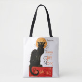 Steinlen Black Cat Classic Frans kunstwerk Tote Bag (Voorkant)
