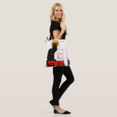 Steinlen Black Cat Classic Frans kunstwerk Tote Bag (Op model)