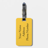 Steinlen: Chat Noir Bagagelabel (Achterkant verticaal)