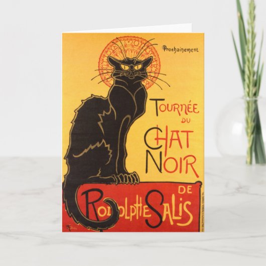 Steinlen: Chat Noir Kaart (Voorkant)