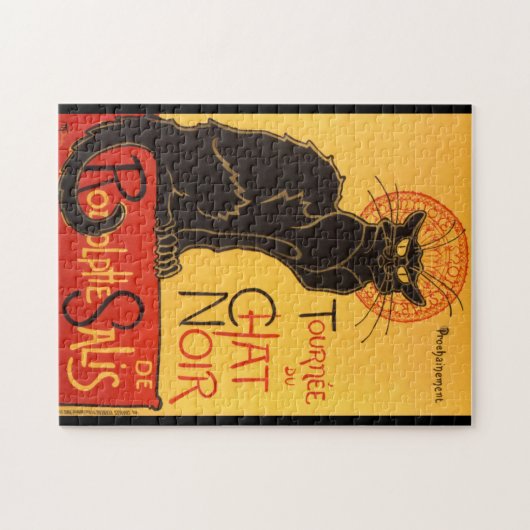 Steinlen: Chat Noir Legpuzzel (Horizontaal)