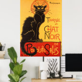 Steinlen: Chat Noir Poster (Thuiskantoor)