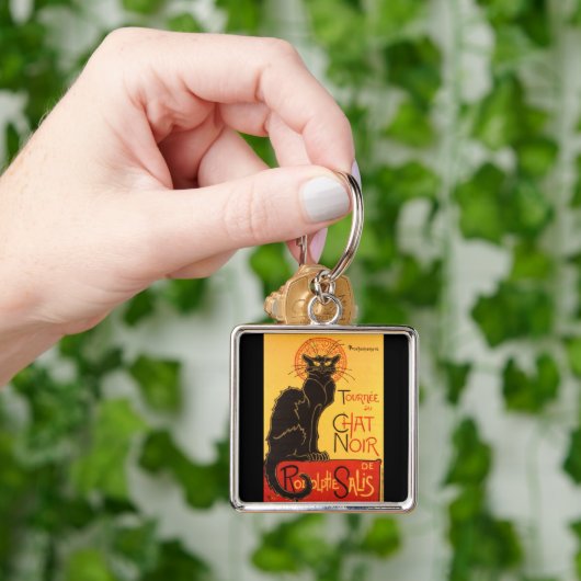 Steinlen: Chat Noir Sleutelhanger (Hand)