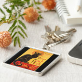 Steinlen: Chat Noir Sleutelhanger (Zijkant)