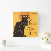 Steinlen: Chat Noir Vierkante Klok (Huis)