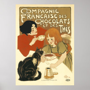 Steinlen - Compagnie Francaise des Chocolats Poster