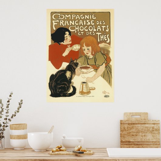 Steinlen - Compagnie Francaise des Chocolats Poster (Keuken)